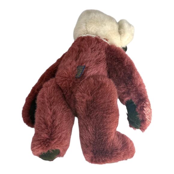 Boyds Bears Gwendolyn TEDDY BEAR 11" Archive Collection 1364 Red White Pearls - Picture 4 of 9